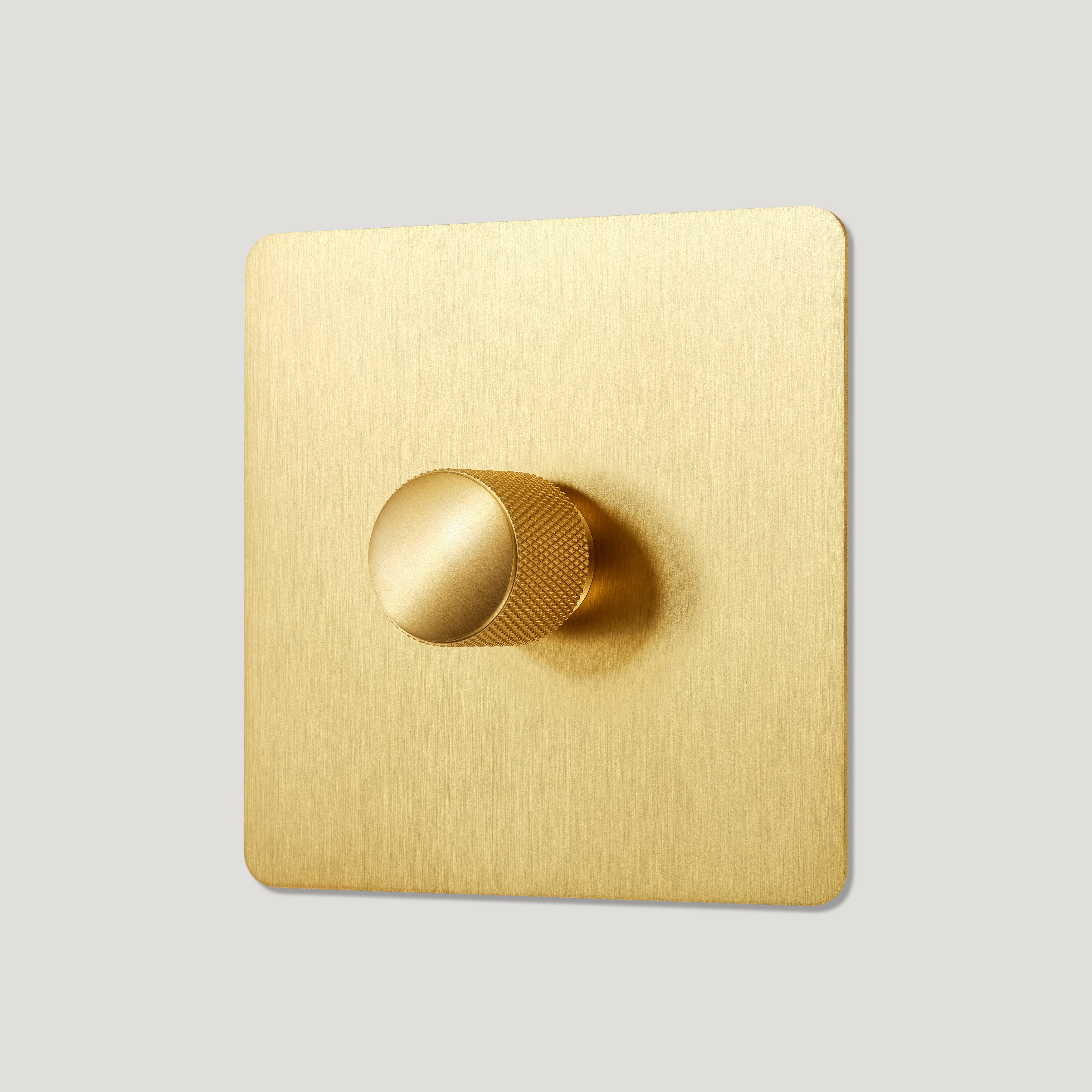 Knurled Brass Light Switches - Plank Hardware