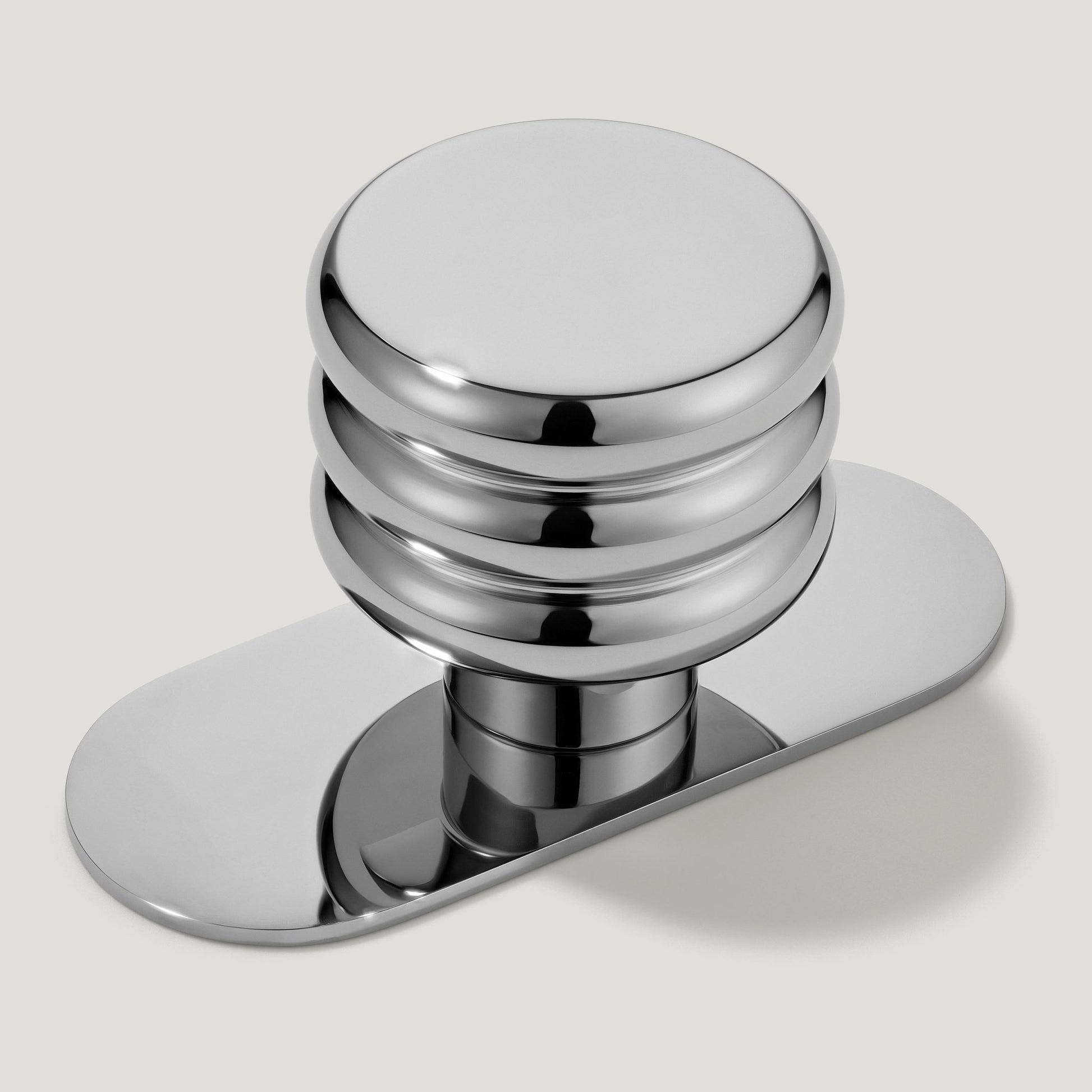 ALVA Tubular Knob - Polished Nickel - Plank Hardware