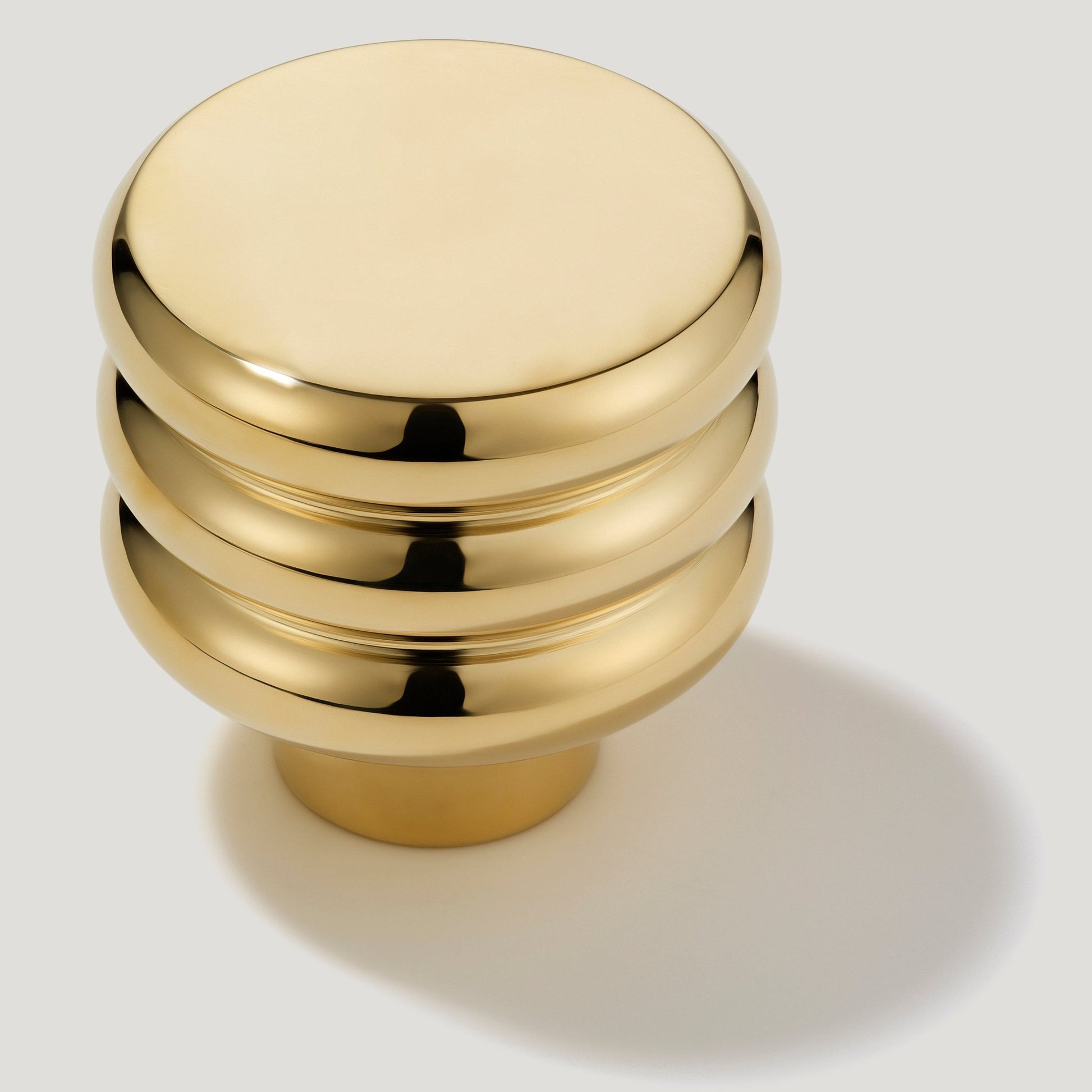 ALVA Tubular Knob - Unlacquered Brass - Plank Hardware
