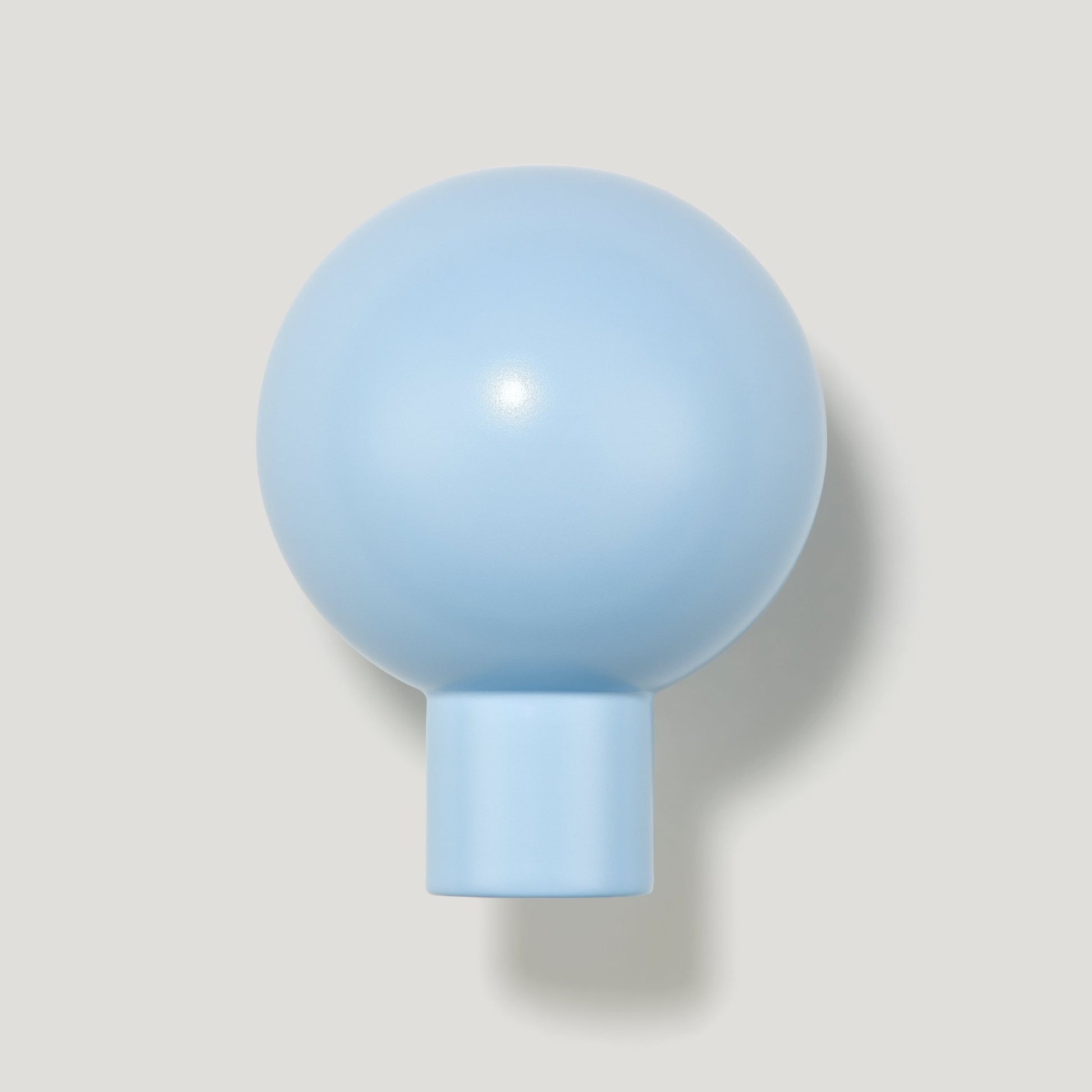 BOBBIN Rounded Knob - Light Blue - Plank Hardware