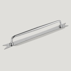 ELIZA  Handle with Ribbon Backplate - Polished Nickel