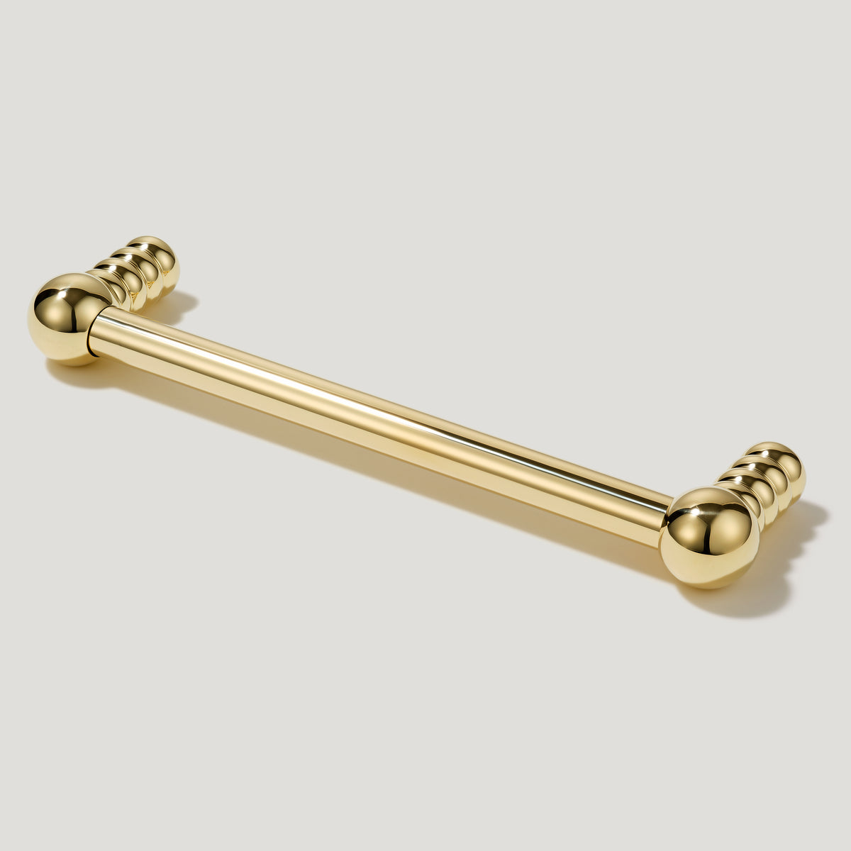 ESBEN D Bar Handle - Unlacquered Brass - Plank Hardware