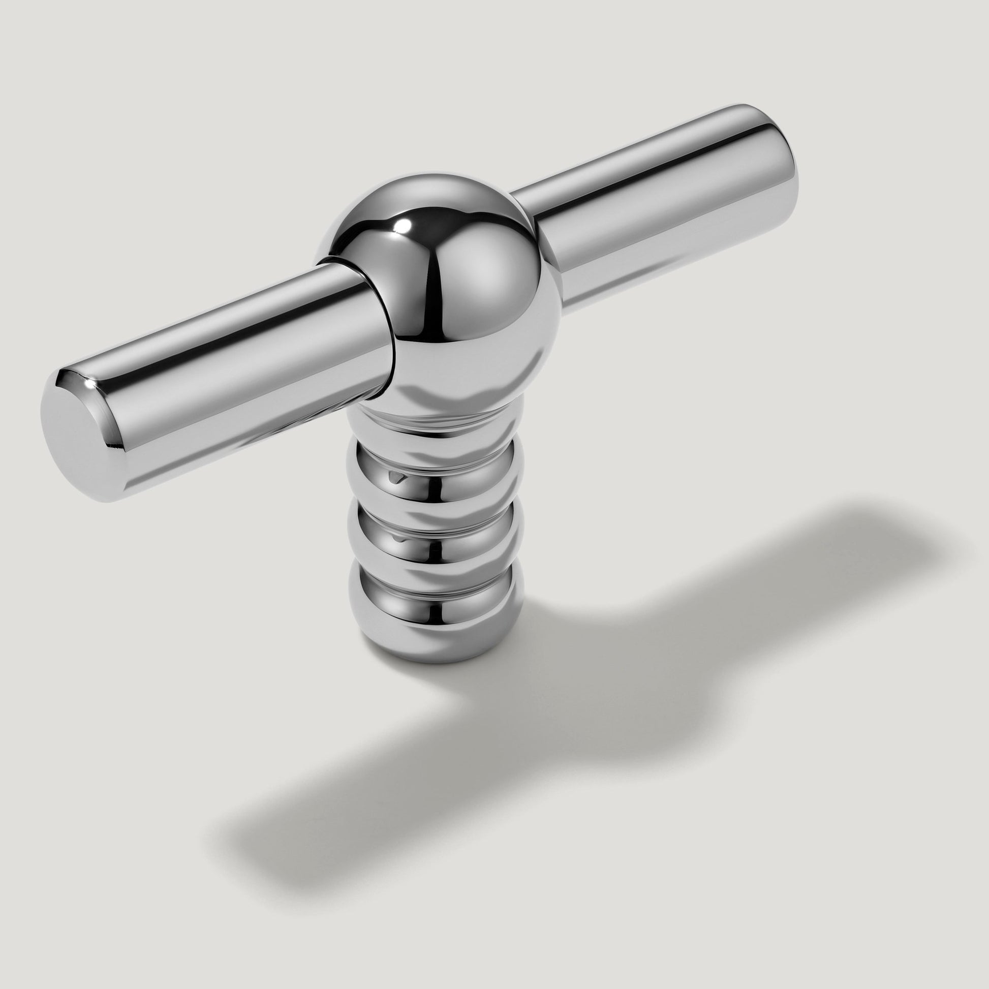 ESBEN Single T Handle - Polished Nickel - Plank Hardware