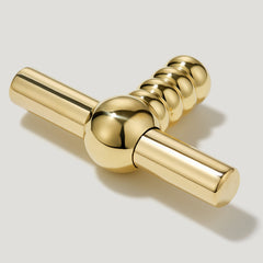 ESBEN Single T Handle - Unlacquered Brass