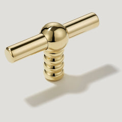 ESBEN Single T Handle - Unlacquered Brass