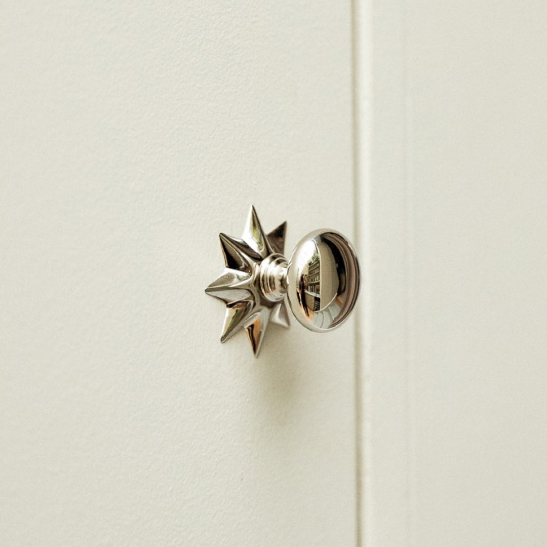 ADELIA knob in polished nickel