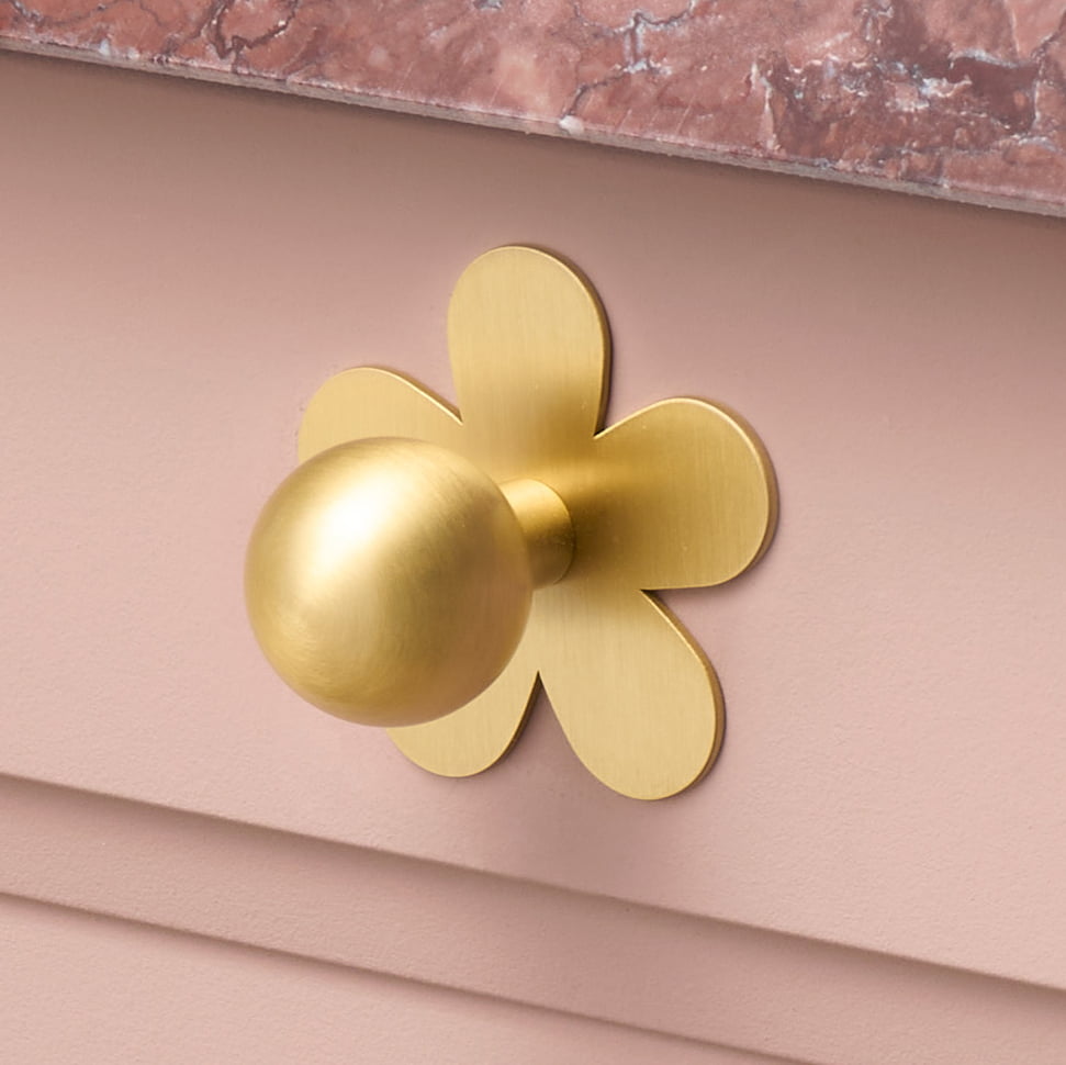 Knobs with Flower backplates