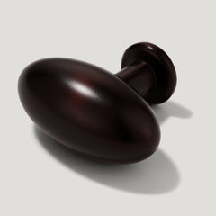 PEYTON Oval Knob - Blackened Bronze