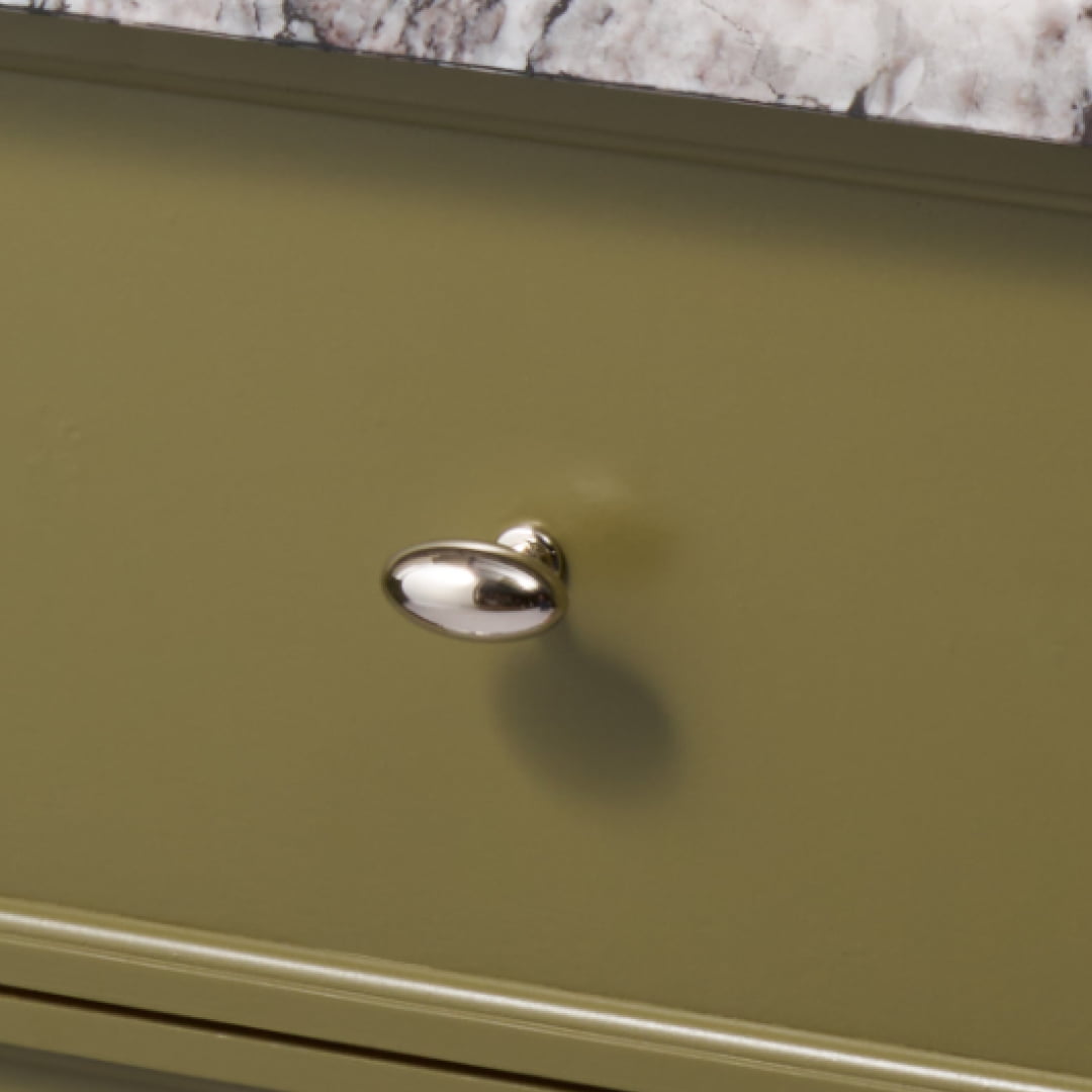 PEYTON Shaker Knob - Polished Nickel - Plank Hardware