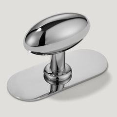 PEYTON Oval Knob - Polished Nickel