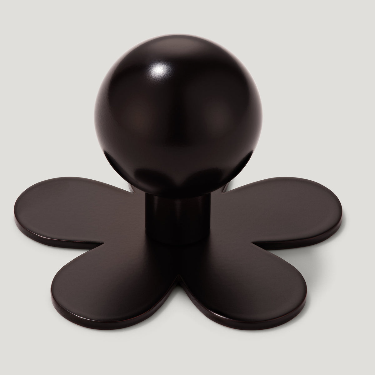 Plank Hardware Cabinetry ADA Flower Backplate - Blackened Bronze