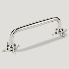 ADA-Griff mit Stern-Rückplatten – poliertes Nickel