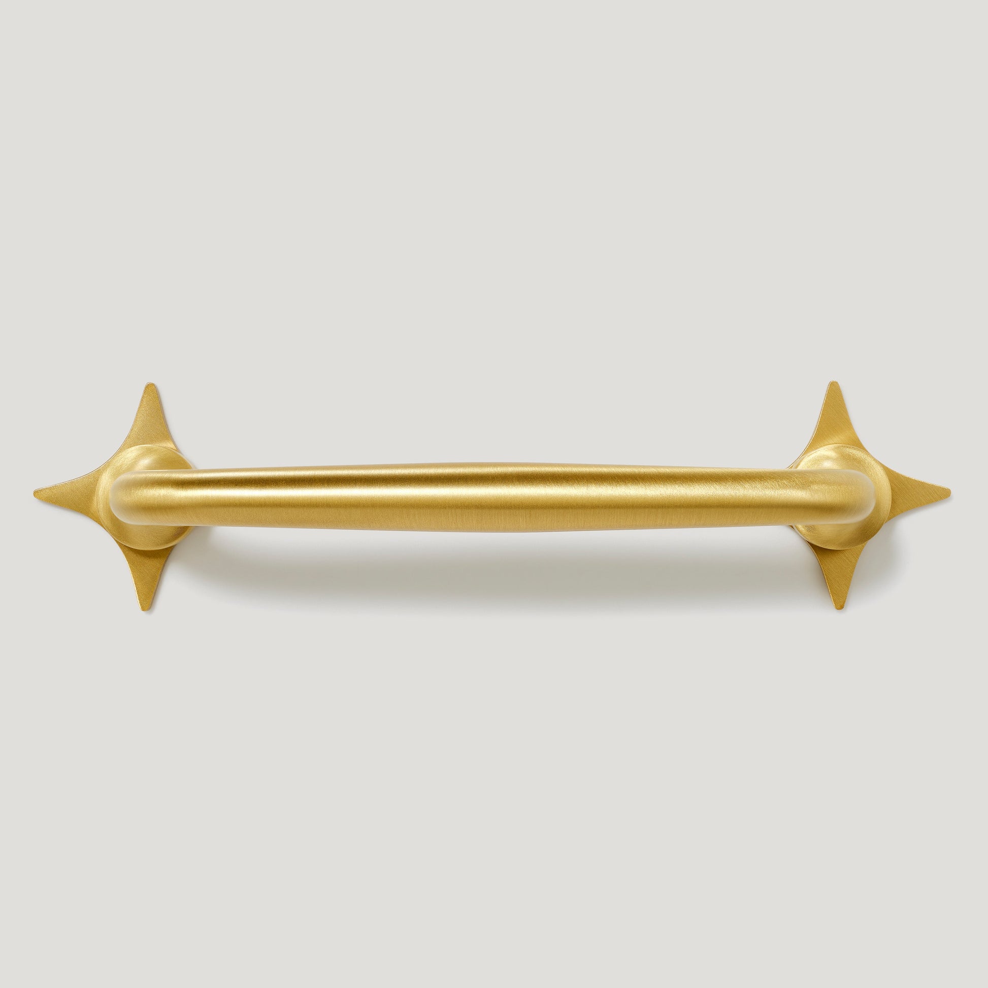 Plank Hardware Cabinetry ADA Pair of Small Cross Handle Backplate - Brass