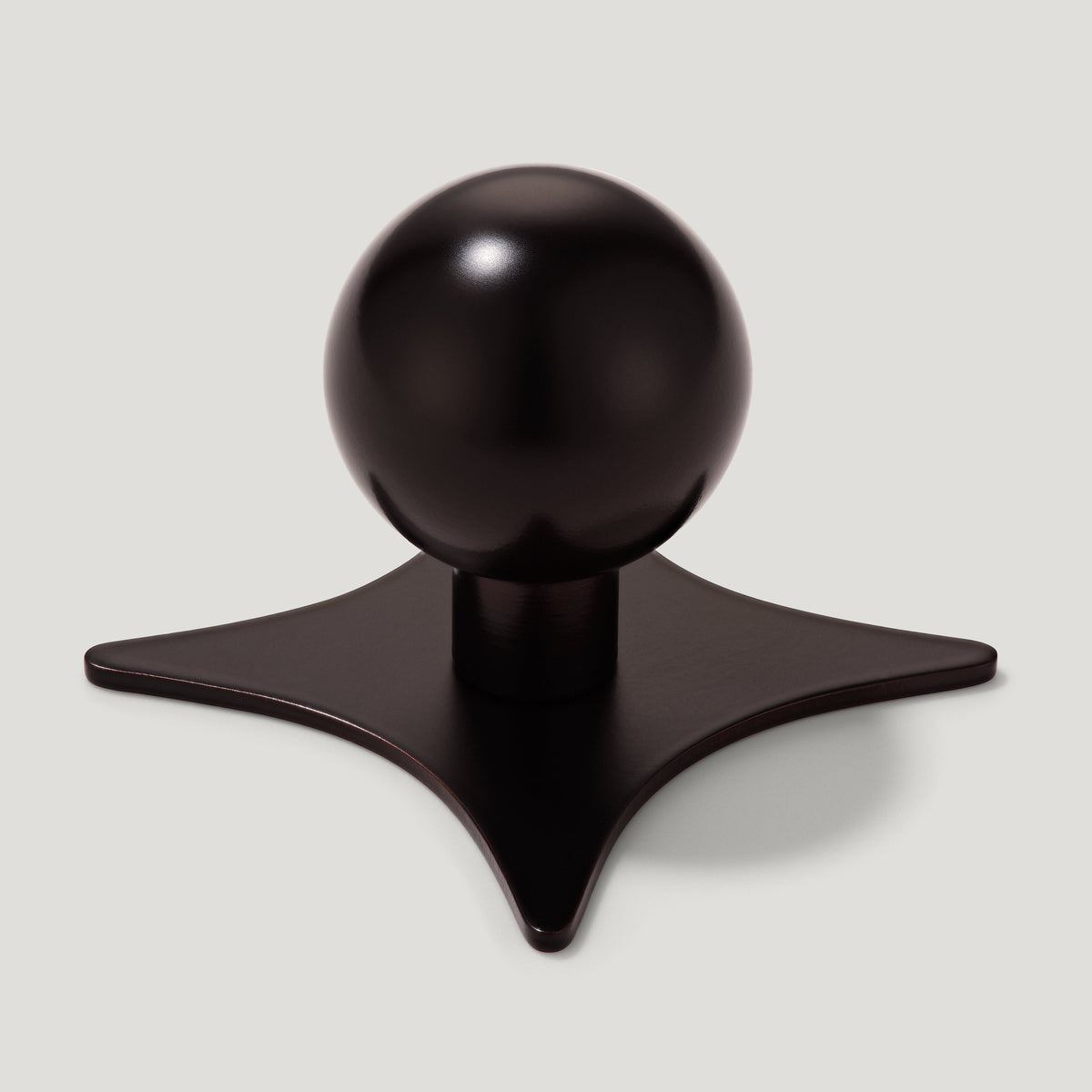 Plank Hardware Cabinetry ADA Star Backplate - Blackened Bronze