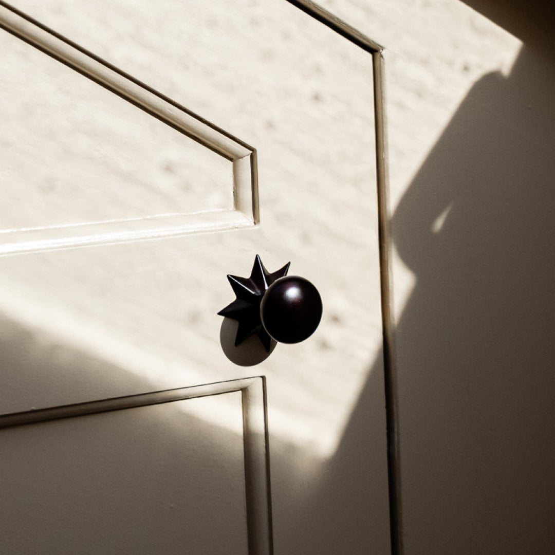 Plank Hardware Cabinetry ADELIA Knob - Blackened Bronze