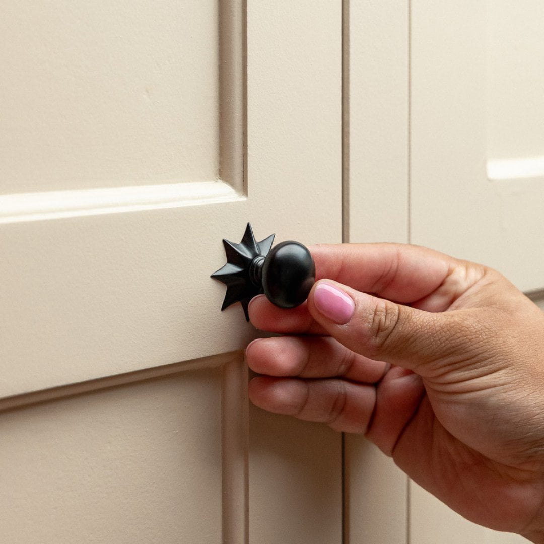 Plank Hardware Cabinetry ADELIA Knob - Blackened Bronze