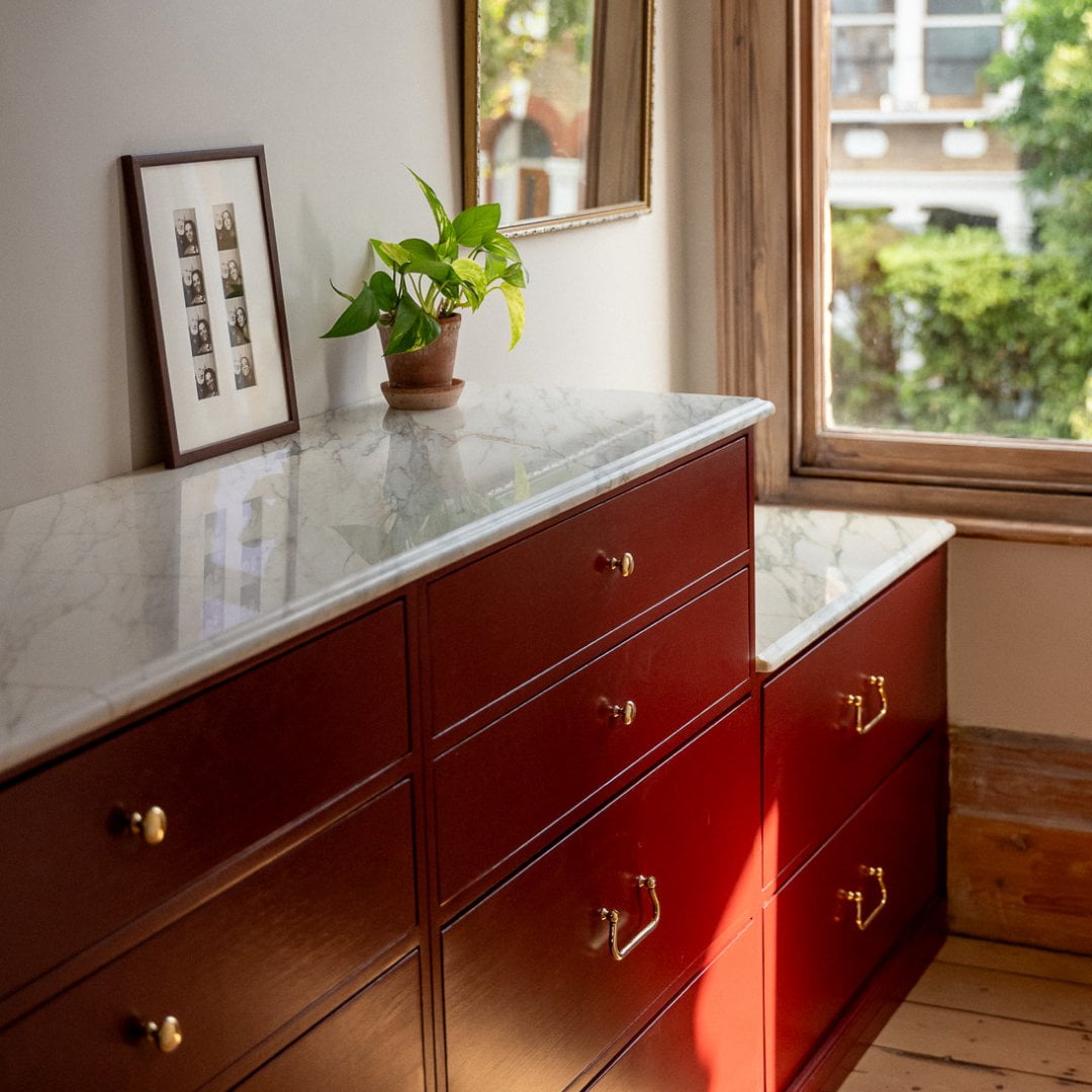 Plank Hardware Cabinetry ADELIA Knob - Unlacquered Brass