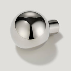 BOBBIN Ball Knob - Polished Nickel