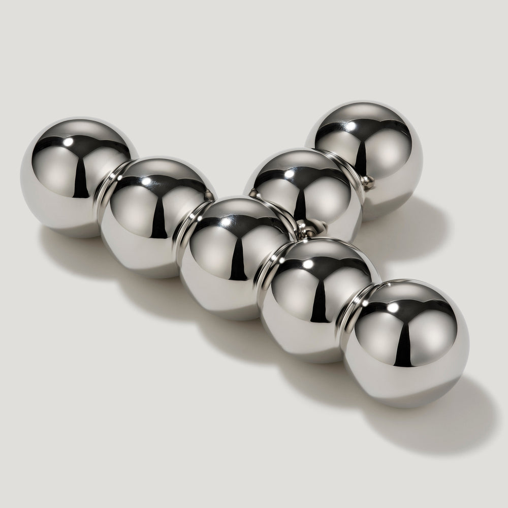 Plank Hardware Cabinetry 60mm BOBBIN 60mm Single T Handle - Polished Nickel