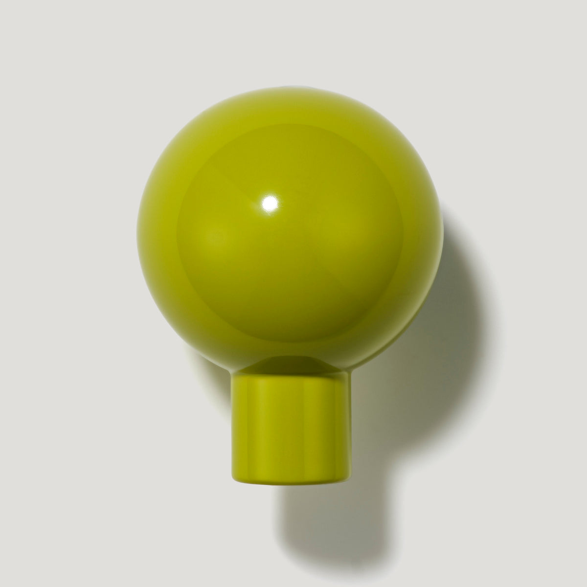 Plank Hardware Cabinetry BOBBIN Ball Knob - Chartreuse