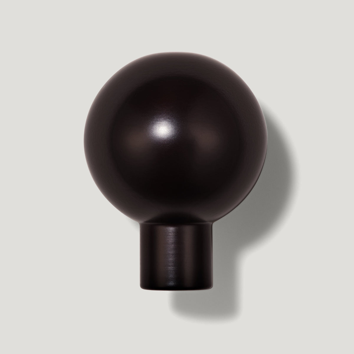 Plank Hardware Cabinetry BOBBIN Knob - Blackened Bronze