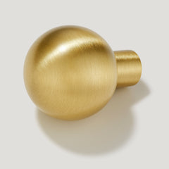 BOBBIN Ball Knob - Brass