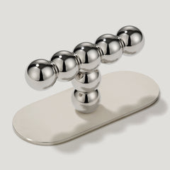 BOBBIN Einzel-T-Griff – Poliertes Nickel