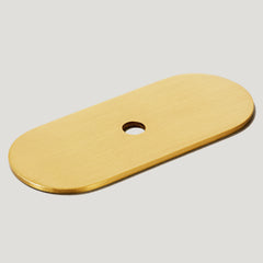 COHEN Knob Backplate - Satin Brass
