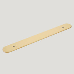 COHEN Handle Backplate - Unlacquered Brass