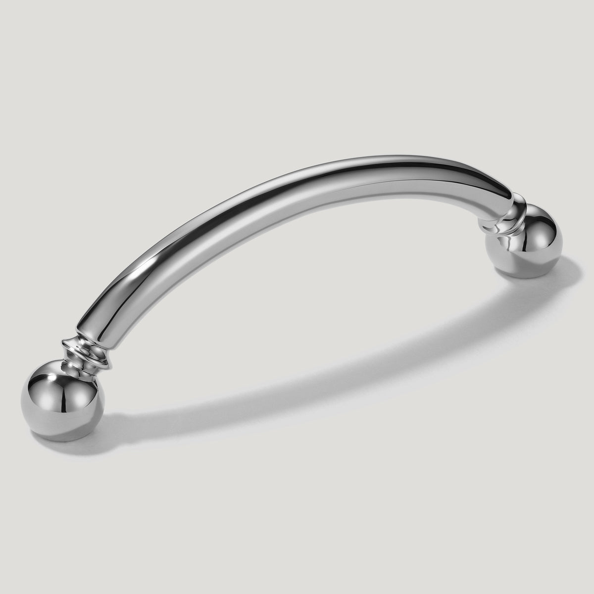 Plank Hardware Cabinetry 110mm (96mm CC) / Handle Only JAMES Handle - Polished Nickel
