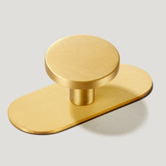 LOVELL Runder Knopf - Messing