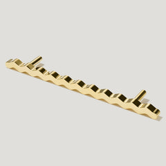 SQUIGGLE Handle - Unlacquered Brass