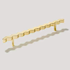 SQUIGGLE Handle - Unlacquered Brass