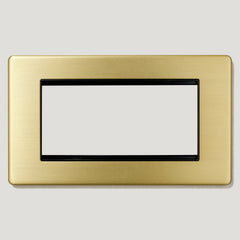 Plaque Euro 2G - Laiton
