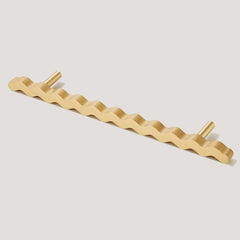 SQUIGGLE Handle - Satin Brass