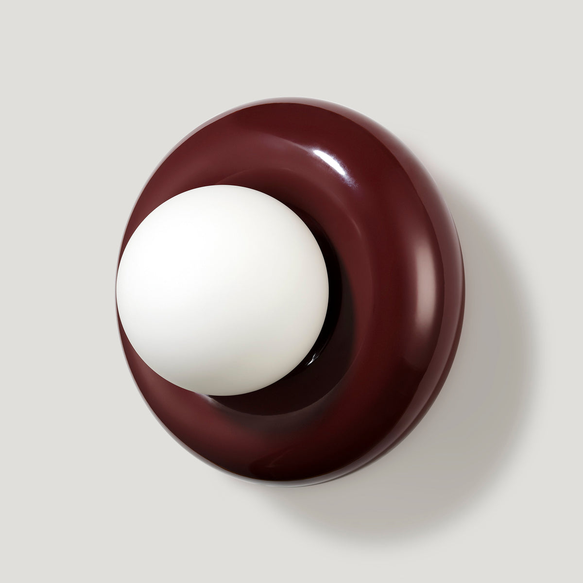 Plank Hardware Lighting NOVI Wall Light - Burgundy